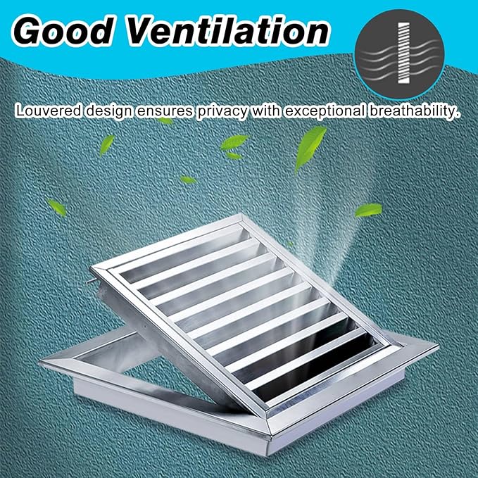 Square Stainless Steel Vent Grille - Image 5