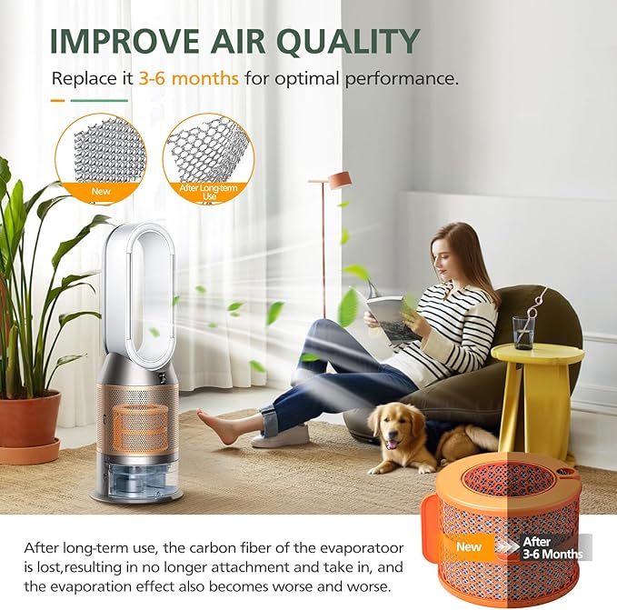 2 Pack PH04 Carbon Fiber Evaporator Filter Replacement Compatible - Image 5