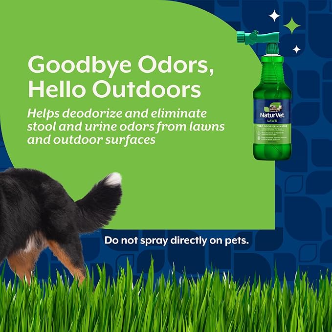 NaturVet – Yard Odor Eliminator – Eliminate Stool and Urine Odors from Lawn and - Image 4
