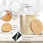 Glass Storage Jars Set Elegant Containers - Image 3