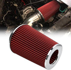 RYANSTAR RACING 102mm 4" High Flow Round Tapered Cone Cool Air Filter Cleaner by RYANSTARRACING