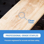 meite T-50 Heavy Duty Staples, 1/2 Inch Galvanized T-50 Staples - Image 6