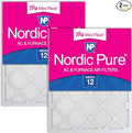 Nordic Pure 20x25x1 Tru Mini Pleat MERV 12 AC Furnace Air Filters – 2.5X More by NordicPure