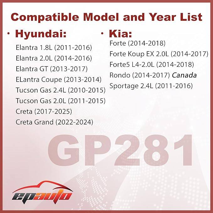 EPAuto GP281 Engine Air Filter Replacement - Image 2