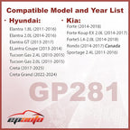 EPAuto GP281 Engine Air Filter Replacement - Image 2