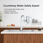Waterdrop Water Filter for Sink Faucet, 360° Rotating Stainless Steel, NSF - Image 6