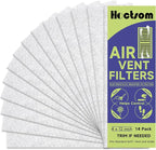 Air Vent Filter 4 x 12 Inch, Thin Air Vent Floor Heater Pre-Filter Sheet Work by Hoctsom