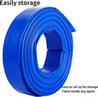 2" x 50 FT Pool Backwash Hose Blue Heavy Duty Reinforced PVC Lay Flat Water - Image 6