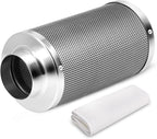 iPower 4'' Air Carbon Australia Virgin Charcoal, Pre-Filter Included Reversible by iPower