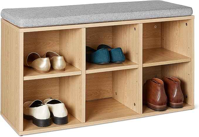 Amazon Basics Shoe Storage Bench