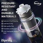 iSpring WSP50ARJ-BP Whole House Prefilter, Spin-Down Sediment Water Filter - Image 9