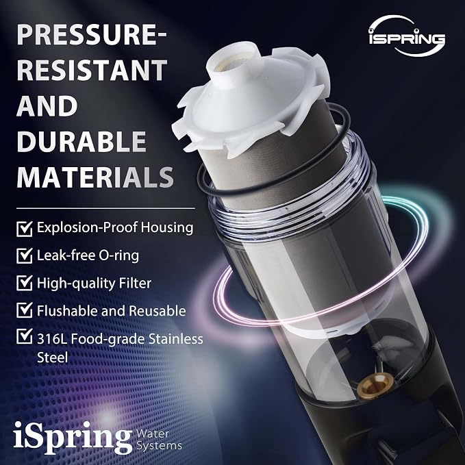 iSpring WSP200ARJ Spin-Down Sediment Water Filter, Upgraded Jumbo Size - Image 6