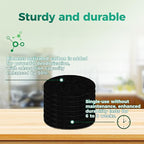 Fiber Cotton Activated Charcoal Compost Filters -7 Pack 7.3 Inch Round Odor - Image 6