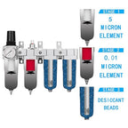 NANPU 1/2" NPT Industrial Grade 4 Stage Air Drying System - Image 5