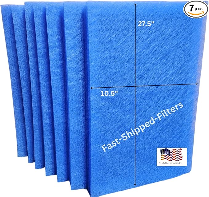 Fast-Shipped-Filters 7 Pack 12x30 Replacement Filter Pads Compatible by Unknown
