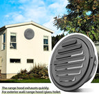 3inch 304 Stainless Steel Air Vents, Louvered Grille Cover Vent Hood Flat - Image 6