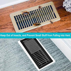 Magnetic Floor Register Vent Covers, 4 x 12 Inch Air Vent Filter Mesh, Sticky - Image 6