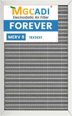 18x30x1 HVAC Furnace Air Filter, Lasts a Lifetime, the Last HVAC Filter You by MGCADI