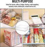 Clear Plastic Storage Bins, Pantry Organizers and Storage or Kitchen