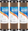 1 Micron 2.5" x 10" Whole House CTO Carbon Water Filter Cartridge Replacement by PUREPLUS