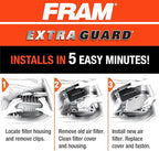 FRAM Extra Guard CA8755A Replacement Engine Air Filter - Image 7