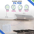 Bagean Stove Hood Vent Filters 9.9" x 11.7" 97007894 Compatible - Image 2