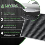 CF11671 Cabin Air Filter With Activated Carbon Compatible with RAM 1500 2500 - Image 2