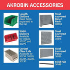 Akro-Mils 30239 AkroBins Plastic Storage Bins, Space-Saving Stackable Bins