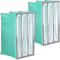 2 PCS MERV 14 Synthetic Pocket Air Filter Replacement by LikeLion