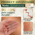 Therwen 12 Inch x 35 ft Copper Mesh Screen 99.9% Pure Copper 40 Mesh Roll Wire - Image 3