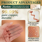 Therwen 18 Inch x 20 ft Copper Mesh Screen 99.9% Pure Copper 40 Mesh Roll Wire - Image 3