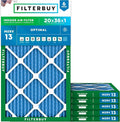Filterbuy 20x36x1 Air Filter MERV 13 Optimal Smoke & Allergy Defense, by Filterbuy