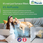 AirPurete 20x25x1 HVAC Furnace Air Filters | Actual Size: 19-1/2" x 24-1/2" x - Image 5