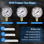 SINOCMP Hydraulic Pressure Gauge Test Kit Tractor Hydraulic Tester Set - Image 2