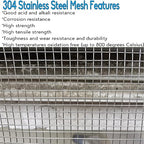 Upgraded 2PACK SS Wire Mesh, 4 Mesh Completely Welded, 12 X 24 in, Stainless 304 - Image 6