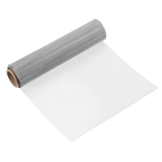 uxcell 30 Mesh 118" x 10" Woven Wire Mesh, 316 Stainless Steel Air Vent Filter - Image 7