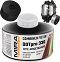 MIRA Safety - DotPro 330 - Industrial Grade Gas Mask Filter | A2 B2 E2 K2 HG P3 by MIRASafety