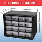 Akro-Mils 16-Drawer Plastic Drawer Storage Cabinet