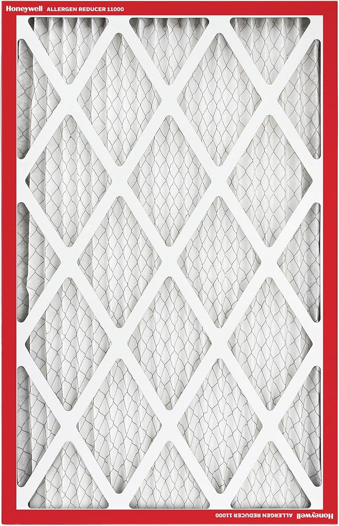 Honeywell 16x25x1 MERV 11 Allergen Reducer 11000 Electrostatic Pleated HVAC AC - Image 2