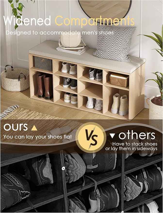 DINZI LVJ Shoe Storage Bench