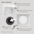 Vent Systems 8" Inch Exhaust Vent Cover - Image 4