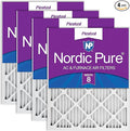 Nordic Pure 16x16x1 Pleated MERV 8 Air Filters 4 Pack by NordicPure