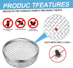 TOODOO 4 Pack RV Furnace Vent Cover, RV Flying Insect Screen - Image 4