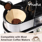 100 Count #4 Cone Coffee Filters 8-12 Cups, Disposable Natural Coffee Filters 4 - Image 5