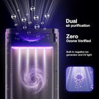 Pet Air Purifier Large Home up to 4200 sq ft, Suck up Floating Cat Dog Hair - Image 4