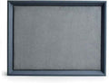 Oirlv Premium Leather Flat Jewelry Tray Jewelry Display Organizer Valet Tray