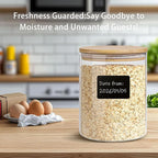 Glass Storage Jars Set Elegant Containers - Image 4