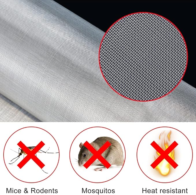 Stainless Steel Woven Wire Mesh, 304 Stainless Steel Woven Wire 30 Mesh Fine - Image 6