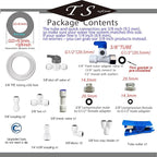 NSF 3/8" inch Water Line Tubing and Push to Connect Fittings - Image 2