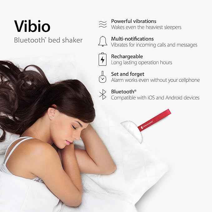 Bellman & Symfon Vibio Bluetooth Bed Shaker – Silent Vibrating Travel Alarm